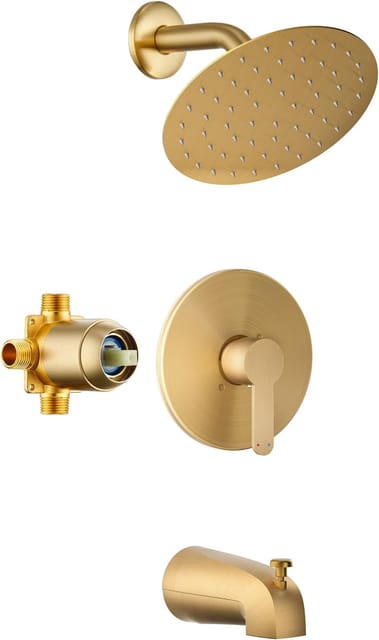 Tub Shower Faucet with 6" Shower Head NEW
