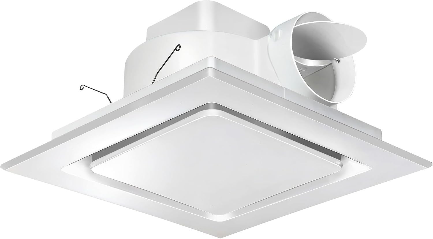 Orsong Bathroom Exhaust Fan 12" Panel Ultra Quiet without Light(10x10 Mount), 130CFM, 4" Duct for