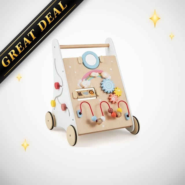 Wooden Baby Walking toy with Multiple Activities | BRAND NEW