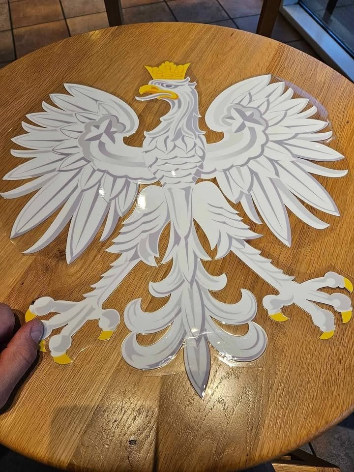 Polish Eagle High Quality 17 x 16 inches STICKER